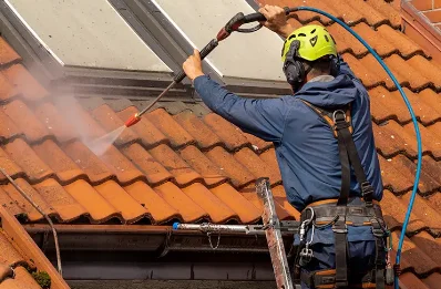 Démoussage et hydrofuge de toiture à Wirwignes
